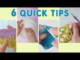 6 Quick Crochet Tips You May Have Missed!