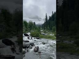 Waterfalls - কাশ্মীরের বরফ গলা পানি থেকে ঝর্ণা  #jessbikerhasib #কাশ্মীর #waterfall #tourist
