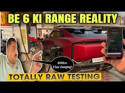 BE6 ki Range Reality | Bilkul Raw Testing | 600km Single Day| Kitni Baar Charge kiya? #mahindra #be6