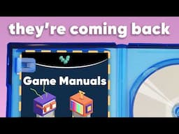 how game manuals are making a return in a surprising way