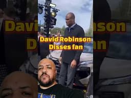 David Robinson DISSES fan then instantly regrets it