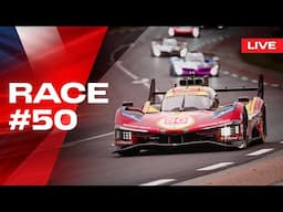 LIVE LE MANS 24 RACE Onboard car #50 | Ferrari Hypercar WEC - Part 3