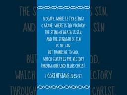 1 Corinthians 15:55-57 ✝️ Bible Verse of the Day