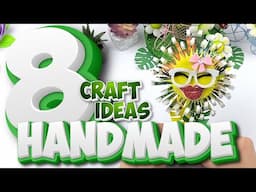 🔥 8 Best DIY Craft Ideas 2025 🎨 Handmade Gifts & Home Decor Hacks You’ll Love!