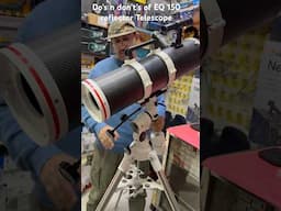 explore scientific #powerful 150-750 eq3 #telescope #astronomy #astrophotography #galaxy #shorts