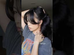 Cut curtain bangs with me
