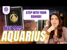 Aquarius - Step Into Your Genius | 2025 Zodiac Tarot Reading | By Divyaa Pandit