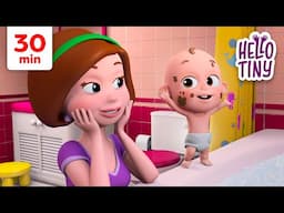 Time to have a bath! 🛁🧼 Bathtub song | Kids Songs and Nursery Rhymes | Hello Tiny