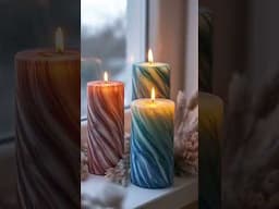 Marble candle #candle #marble #diy