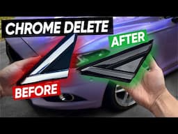 A Beginner's Guide to Wrapping Chrome Trim!