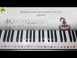 Nobody Knows the Trouble I've seen | John Thompson | Book 1 | Easiest Piano