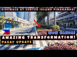 Kalsada Sidewalk at Center Island Pinaganda! Mala-Mini BGC na! Super Ganda na Dito! 🇵🇭
