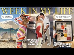 week in my life 🎨🏖️ apt hunt update, vacation with ryan, diy craft night