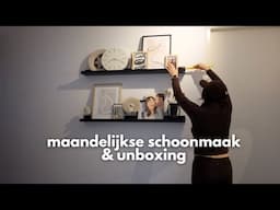 Maandelijkse schoonmaak, unboxing & life update | Home Vlog