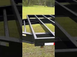 20ft x 10ft wide Deckover Tiny House Trailer Foundation #tinyhousebasics