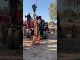 Excavator Assembling Process #automobile #excavator #mechanic #skills #hitachi #machine #assamble