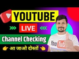 Live Channel Cheking On YouTube
