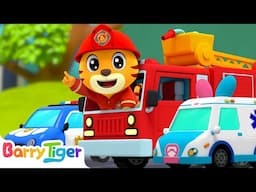 Super Heroes on Wheels[NEW] | Baby Hero on the Move | Kids Songs & Nursery Rhymes | BarryTiger