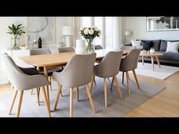 New Modern Dining Room Design Ideas 2025 Best Trendy Dining Tables & Living Room Decorating Ideas P3
