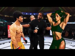 UFC 5 | Bruce Lee vs. Asian Muscular Girl | EA Sports UFC 5