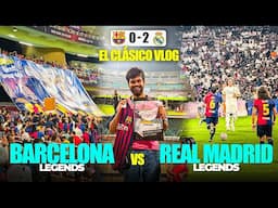 El Clásico in Mumbai 2025 VLOG | Barcelona Legends vs Real Madrid Legends Experience!
