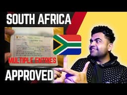 South Africa 🇿🇦 sticker tourist visa approved | South Africa tourist visa application process 2025