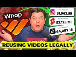 Weirdly Simple Faceless Hack: Make Money Online by Reusing Other People's Videos (NO Editing!)