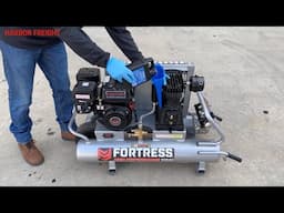 Fortress High Performance Series: 9 Gallon Wheelbarrow Compressor Setup