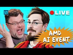AMD AI Event w/Craft Computing - AMD MI350/355X Launch, ROCm v7 and more