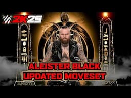 WWE 2K25 Aleister Black Updated Moveset + Superstar Settings