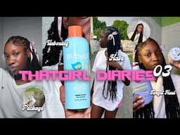THATGIRL DIARIES 03 ~ Hair ~ Package ~ Target Haul ~ Backdrop Fix Up ~ Shopping ~Bubble Ambassador