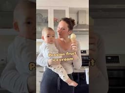 How to make dairy-free passionfruit ice cream!