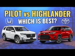 2025 Toyota Grand Highlander VS Honda Pilot || Which 3 Row SUV Is Best?