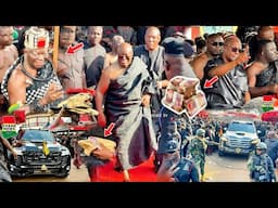 Prez Akufo Addo donates ¢200k,JM ¢250k. How Otumfour, Addo D & JM left Asante Mamponghene’s Funeral