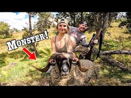 Hunting TROPHY BIG GAME On Remote Hawaii Volcano’s!!! (Crazy Day Double up!!)