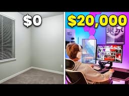 Building My $20,000 DREAM Gaming Bedroom