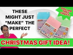 JUMPSTART YOUR CHRISTMAS CRAFTING!  Easy Dollar Mini Notepad Craft!