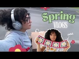 SPRING VLOGS: CROCHET, BALADE & UNBOXING PELOTE ✨