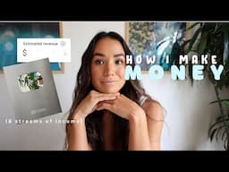 HOW I MAKE MONEY as a full time content creator (8 streams of income) 💰📸