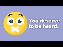 How to express yourself (and actually be heard!)