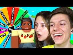 WHEEL DECIDES Who We Bully in Total Roblox Drama...