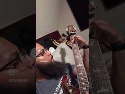 Sunday night noodles… using those open-voiced triads we talked about. #gospelguitar