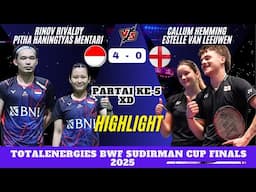 RIVALDY/MENTARI (INA) vs HEMMING/VAN LEEUWEN (ENG) | Group D Sudirman Cup Finals 2025