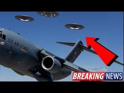 BREAKING NEWS!🚨SKY SIEGE! 3 UFOs Hunt Military Jet at 30,000ft!