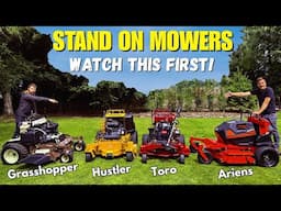 We Tested 4 Stand On Mowers - This Is What Happened!