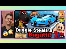 IMAGINE STEALING A LEGO CAR! Reacting To SML Movie: Duggie Steals a Bugatti!