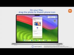 Easily transfer photos, videos, and files from your Mac to Xiaomi with a single drag.