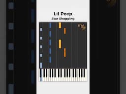 Star Shopping (Lil Peep) - Piano tutorial