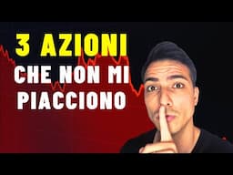 3 Azioni Quality Popolari che NON compro