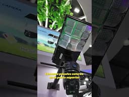 Cámaras con panel solar en la feria de cantón